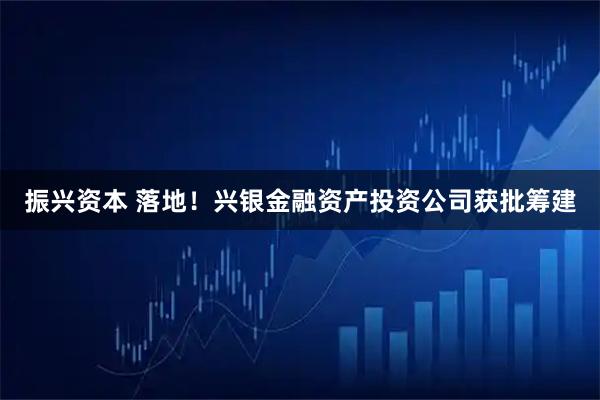 振兴资本 落地！兴银金融资产投资公司获批筹建
