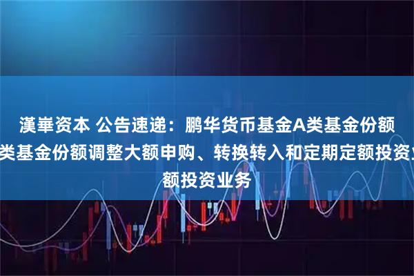 漢崋资本 公告速递：鹏华货币基金A类基金份额和B类基金份额调整大额申购、转换转入和定期定额投资业务