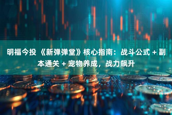 明福今投 《新弹弹堂》核心指南：战斗公式 + 副本通关 + 宠物养成，战力飙升